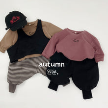 將圖片載入圖庫檢視器 1557SE秋季純棉字母長袖上衣
