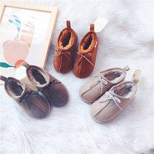Load image into Gallery viewer, 122701AC-tete same style lace-up suede snow boots for winter

