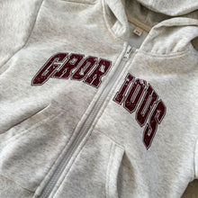 將圖片載入圖庫檢視器 CZ260863TG-春秋季復古字母連帽休閒兩件套
