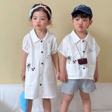 Load image into Gallery viewer, XZ260838TG-夏季｜度假風｜襯衫套裝
