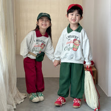 將圖片載入圖庫檢視器 DZ250659TG-秋冬季聖誕翻領運動休閒兩件套
