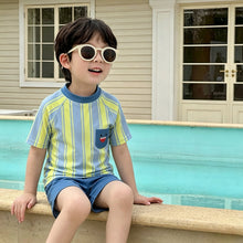 將圖片載入圖庫檢視器 43003TG-夏季｜卡通鯊魚｜分體泳衣泳褲套裝
