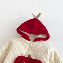 將圖片載入圖庫檢視器 ZDL5607LS-冬季拜年連身衣｜拼色連帽加絨款
