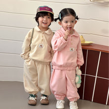 Load image into Gallery viewer, CZ260853TG-春秋運動套裝｜寬鬆衛衣兩件套
