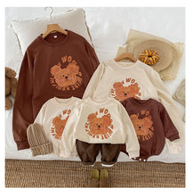 將圖片載入圖庫檢視器 2026010601SE-春秋季塗鴉熊長袖親子裝&amp;包屁
