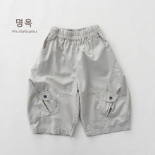 將圖片載入圖庫檢視器 26100PA-夏季｜日系工裝｜休閒闊腿褲
