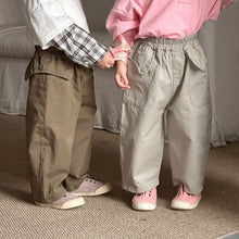 將圖片載入圖庫檢視器 CK260784PA-春秋棉質寬鬆長褲
