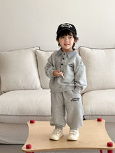 將圖片載入圖庫檢視器 CQ260851TG-春秋季格子翻領運動兩件套&amp;連衣裙
