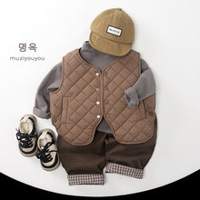 將圖片載入圖庫檢視器 25208SE-秋冬季韓版百搭側開釦馬甲背心
