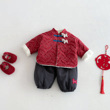 將圖片載入圖庫檢視器 ZDW5709SE-冬季中國風繡線小馬夾棉外套
