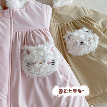 Load image into Gallery viewer, ZDW5266SE-冬季加厚毛毛連帽棉服外套
