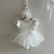 Load image into Gallery viewer, Y9630LS-夏季｜包屁衣｜網紗蝴蝶結
