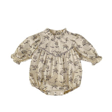 Load image into Gallery viewer, K2772LS-Autumn Corduroy Floral Long Sleeve Triangle Bodysuit 
