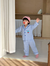 將圖片載入圖庫檢視器 CJ260869TG-春秋季兒童純棉格子家居兩件套
