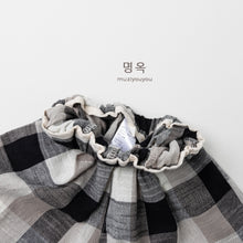 將圖片載入圖庫檢視器 26078PA-春夏｜格紋寬鬆｜哈倫長褲
