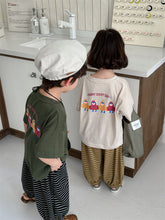 將圖片載入圖庫檢視器 24X06SE-夏季後背四小人印花短袖T
