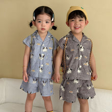 將圖片載入圖庫檢視器 XZ260939TG-夏季｜無袖襯衫｜休閒短褲套裝
