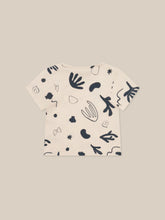 Load image into Gallery viewer, 51414SE-Summer Korean Nordic Style Round Neck T &amp; Children&#39;s Overalls 
