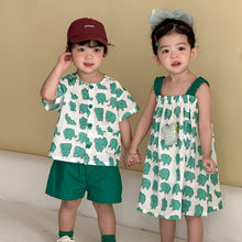 將圖片載入圖庫檢視器 XQ260797TG-夏季度假風兄妹套裝
