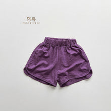 將圖片載入圖庫檢視器 23076PA-夏季｜竹節棉清涼｜男女童五分短褲
