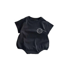 Load image into Gallery viewer, Y9370LS-Summer Fashion Line Drawing Bear Letter Print Short Sleeve Bodysuit
