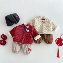 將圖片載入圖庫檢視器 ZDW5709SE-冬季中國風繡線小馬夾棉外套
