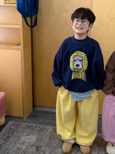 將圖片載入圖庫檢視器 2025D218SE-冬季韓版加厚頭巾狗狗印花休閒圓領上衣
