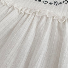 Load image into Gallery viewer, H10769LS-夏季｜兔子刺繡｜短袖包屁衣
