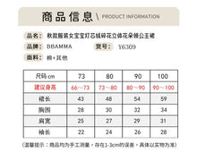 將圖片載入圖庫檢視器 Y6309DS-秋款燈芯絨碎花立體花朵領連衣裙
