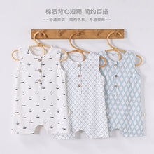 將圖片載入圖庫檢視器 D60069LS-夏季｜無袖背心｜包屁衣

