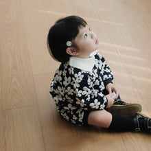 將圖片載入圖庫檢視器 Y8567LS-秋冬季寶寶提花小翻領開襟外套+三角麵包褲兩件套
