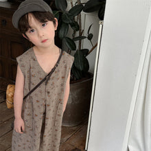 Load image into Gallery viewer, 24X12LS-夏季｜碎花森系｜背帶連體褲
