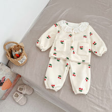 將圖片載入圖庫檢視器 H10631TG-冬季花邊加絨家居二件套裝
