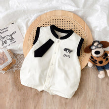 將圖片載入圖庫檢視器 2522030LS-夏季領帶狗狗爬服
