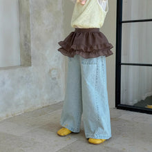 Load image into Gallery viewer, 2025X48PA-Summer Korean solid color casual wide denim pants
