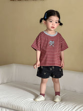 將圖片載入圖庫檢視器 XX260796SE-夏季條紋短袖上衣
