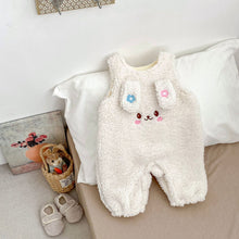 將圖片載入圖庫檢視器 H10652LS-冬季兔子造型長袖上衣&amp;吊帶褲
