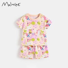 Load image into Gallery viewer, 111061JG-夏季女童短袖睡衣套裝
