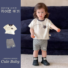 將圖片載入圖庫檢視器 M627003TG-夏季｜星星上衣｜短褲套裝
