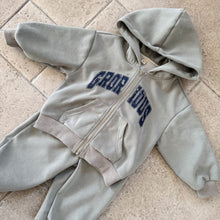 將圖片載入圖庫檢視器 CZ260863TG-春秋季復古字母連帽休閒兩件套
