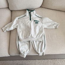 將圖片載入圖庫檢視器 CZ260694TG-春秋季拉鍊立領寬鬆運動兩件套
