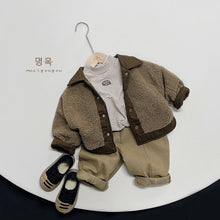 Load image into Gallery viewer, 23136PA-冬季薄絨寬鬆休閒長褲

