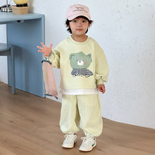 Load image into Gallery viewer, CZ260856TG春秋假兩件套裝｜卡通運動風
