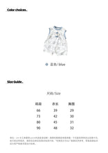 將圖片載入圖庫檢視器 629131LS-夏季｜格子立體玩偶｜男童無袖連身爬服
