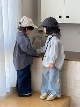 將圖片載入圖庫檢視器 CC260843SE-春秋季純棉條紋長袖襯衫
