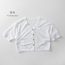 將圖片載入圖庫檢視器 25119SE-夏款兒童薄款外穿防曬外套
