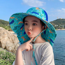 Load image into Gallery viewer, ET-1062AC- Summer large brim thin sun protection bucket hat
