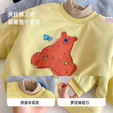 將圖片載入圖庫檢視器 ZDY5259SE-冬季卡通衛衣｜半高領加厚上衣
