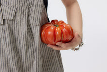 Load image into Gallery viewer, BB2613PA-夏季｜條紋休閒｜七分背帶褲
