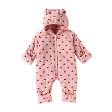 將圖片載入圖庫檢視器 D25293LS-冬季北歐風夾棉熊耳多連帽外出連體衣
